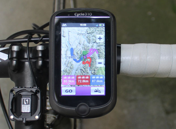 Surprise Me : le GPS propose 3 sorties pour cyclistes après nous avoir géolocalisé