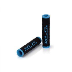 XLC poignées dual colour GR-R07 noir/bleu