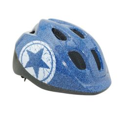 Polisport casque enfant jeans bleu T.52-56