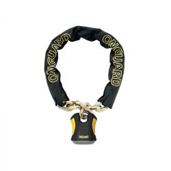 Cadenas OnGuard Arche Combo Avec Câble - Dimensions 90x140 Mm, Double Gaine Caoutchouc, 4 Clés De Réserve