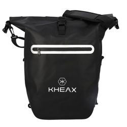 Kheax sacoche vélo/sac à dos étanche Ventoux V1 31L noire
