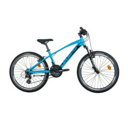 Leader Fox VTT enfant 24" Spider bleu