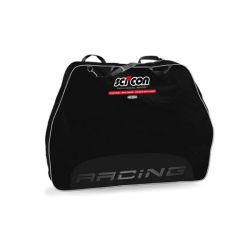 XXX - valise coffre ABS transport velo vtt route à roulette + housse roue  pour voyage avion train (cycle bag bikecase travel) 