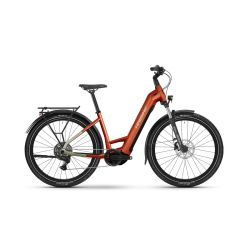 Haibike Trekking 4 Cadre bas orange gris