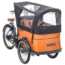Babboe tente de protection de pluie Curve (Noir)