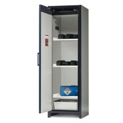 DENIOS SAFESTORE armoire de stockage batteries 3 étagères 195.3x59.9x61.5cm