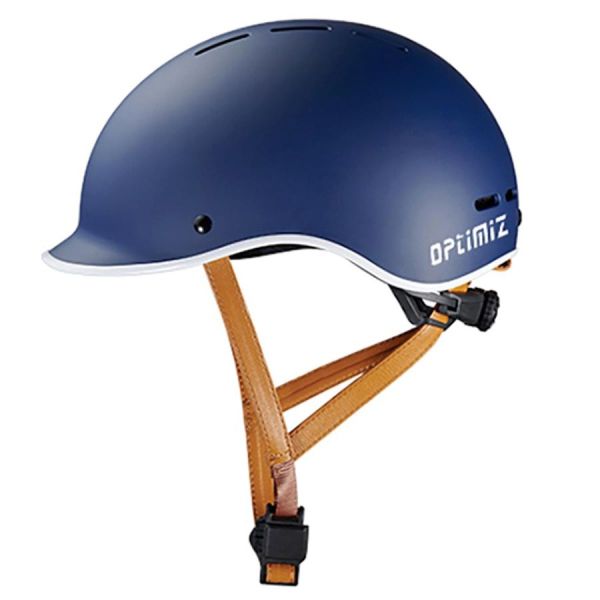 Optimiz casque 0375 bleu mat (éclairage arrière)