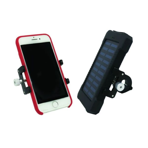 P2R support smartphone au guidon avec batterie solaire