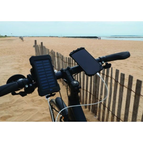 P2R support smartphone au guidon avec batterie solaire