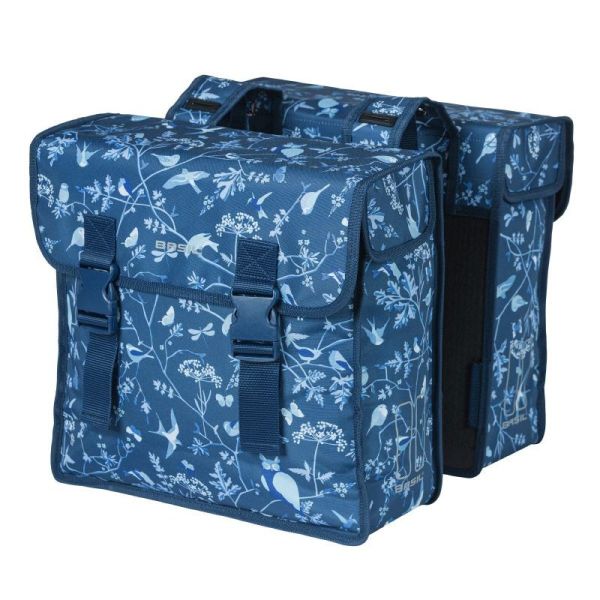 Basil sacoche Wanderlust double 35L bleu indigo