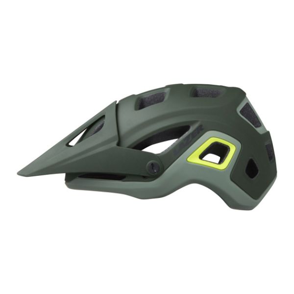 Lazer Casque Impala Mat Vert Dark et Jaune