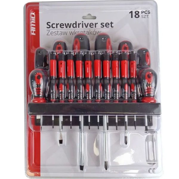 Amio set 18 tournevis pro