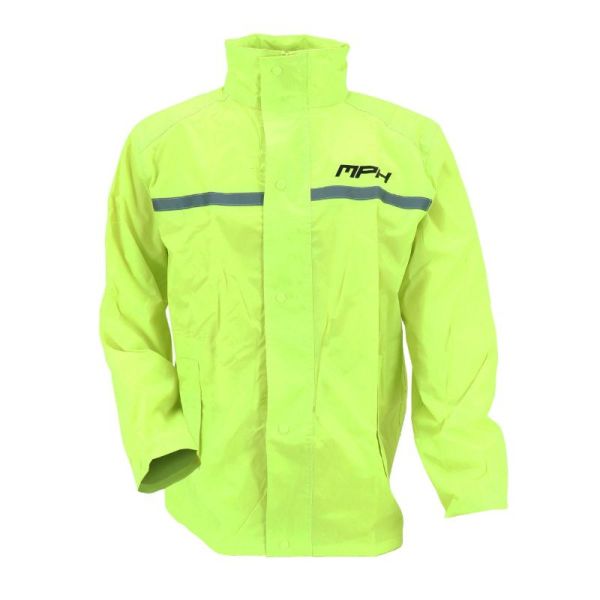 MPH pack pluie veste jaune fluo et pantalon noir