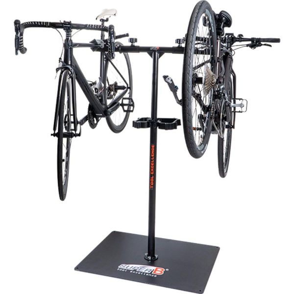 Super B pied d'atelier double TB-WS51 (plaque incluse)