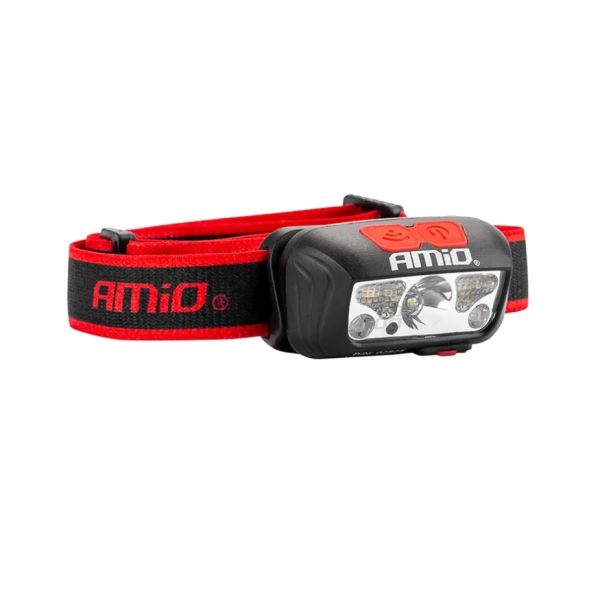 Amio lampe frontale LED 6500k (recharge USB)