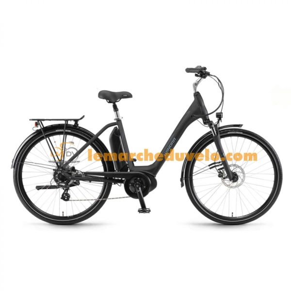 Winora Sima 7 Monotube Bosch Active 400Wh (noir mat)