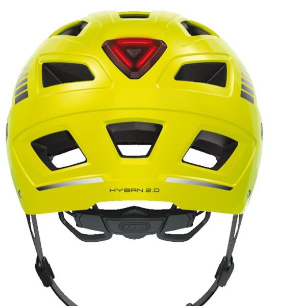 ABUS casque Hyban 2.0 jaune fluo