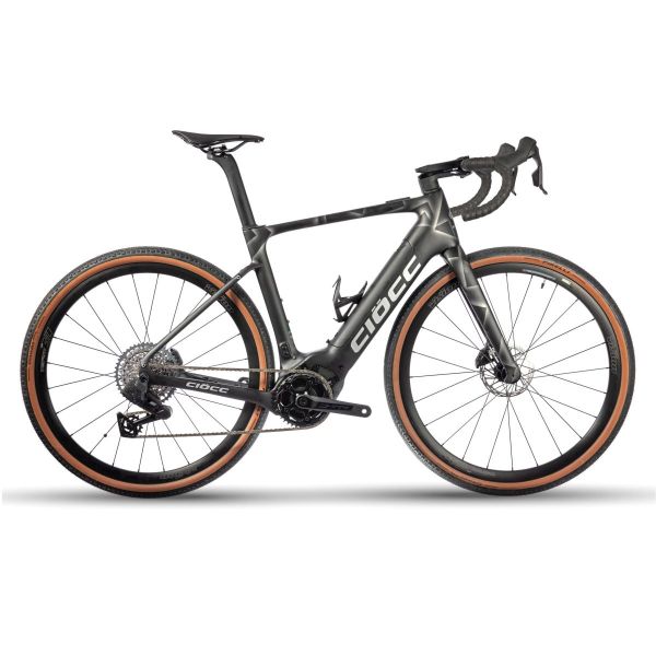 Ciöcc E-Veloce Shimano 105 Geometric/noir (reconditionné grade B)