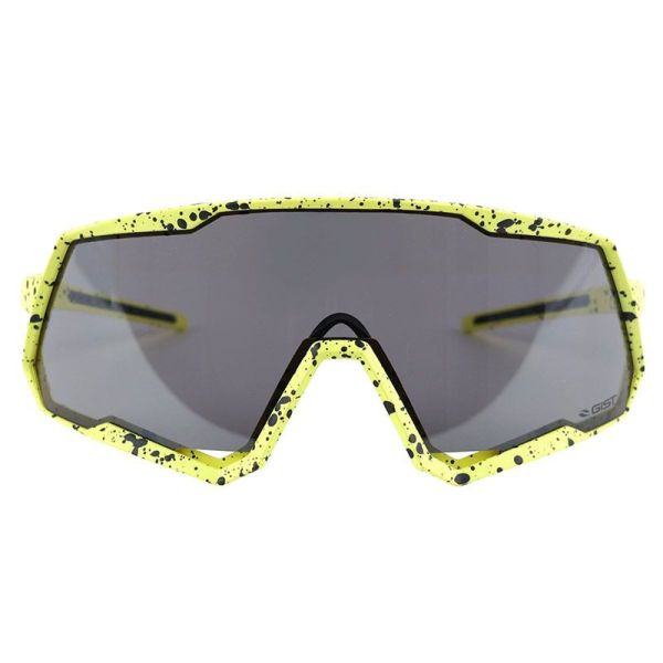 Gist lunettes Mask monture jaune verre noir