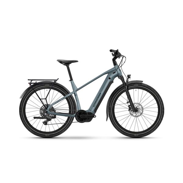 Winora Yucatan X9 gris cadre haut