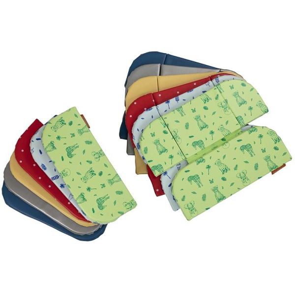 Babboe set coussins Curve (Safari Lime)