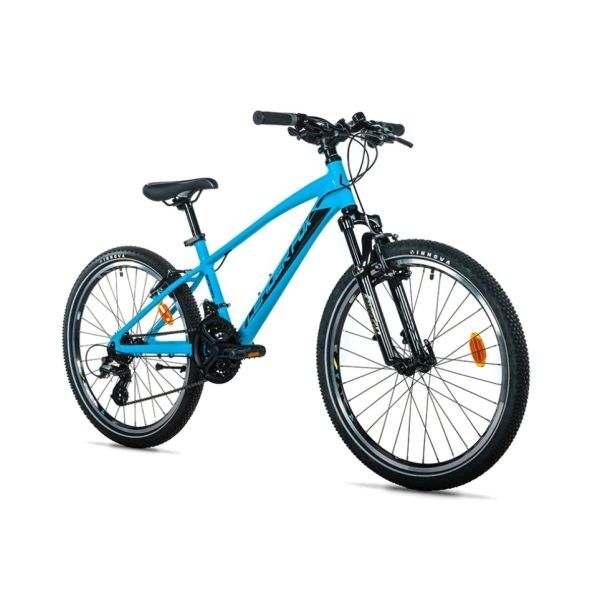Leader Fox VTT enfant 24" Spider bleu