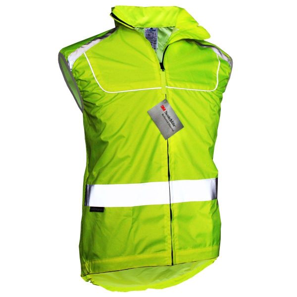 Salzman gilet fluo sans manches