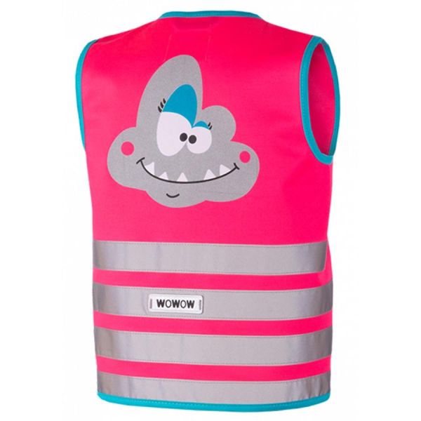 WOWOW gilet enfant Monster rose fluo T.XS