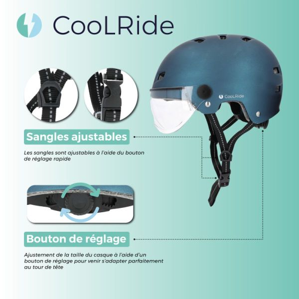 Cool Ride casque multisports (vélo, trottinette, skate, roller)