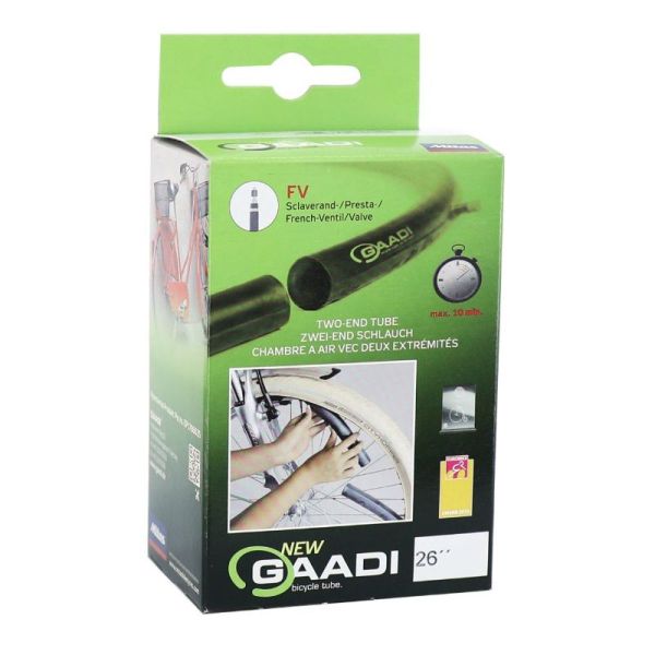 GAADI chambre à air 26x1.90-2.10 presta (montage sans démonter la roue)