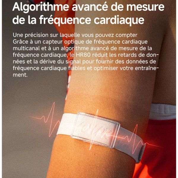 IGPSPORT capteur de fréquence cardiaque HR80