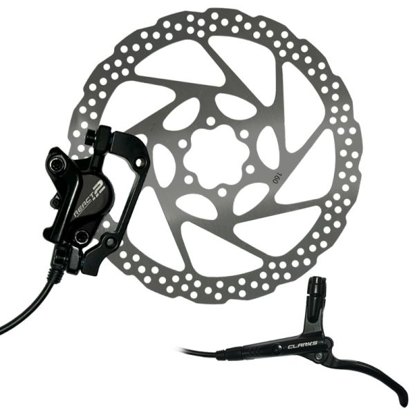 Clarks React 2 kit freins hydrauliques AV + AR disques 180mm