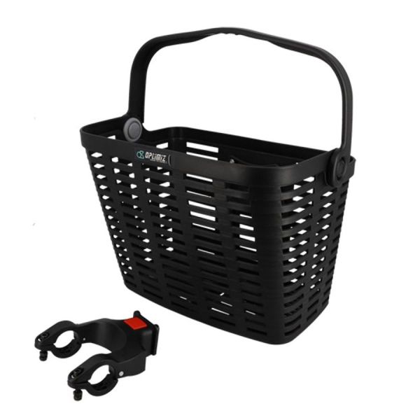 Panier De Vélo Northwind A-CROSS MLT - Maille Acier Fine, Fixation MonkeyLoad, Poignée Rembourrée, Noir