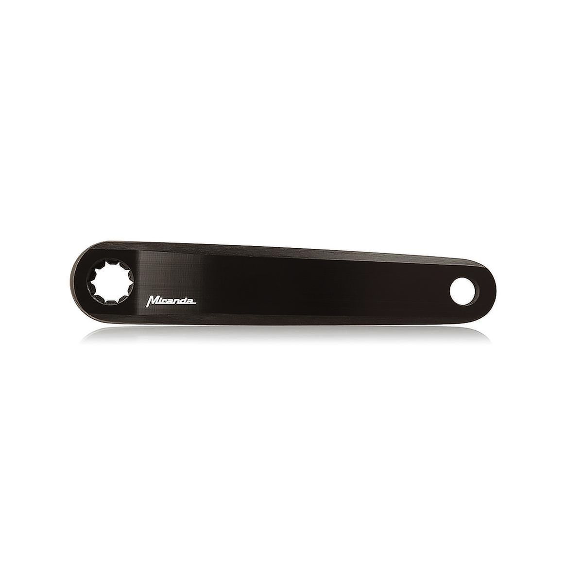 Pédalier Miranda Delta-JIS 170 Mm Noir - 5 Bras, Axe Carré - Neuf Sans Plateau