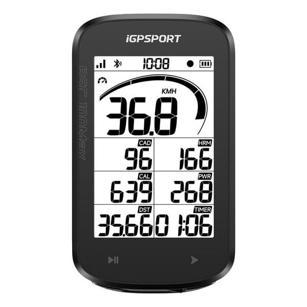 IGPSPORT compteur BSC100MAX écran 3.00" (vitesse, altimètre, Strava...)