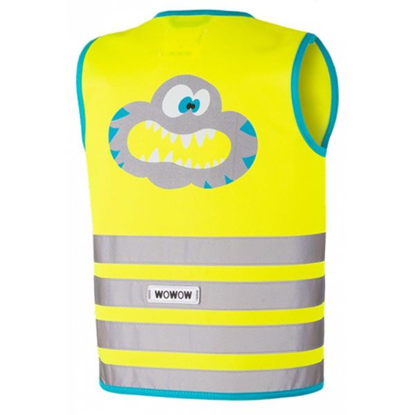 WOWOW gilet enfant Monster jaune fluo T.S