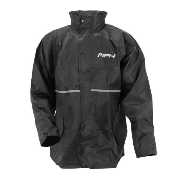 MPH pack pluie veste noire et patalon noir
