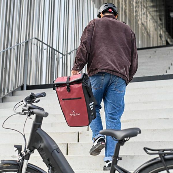 Kheax sacoche Izoard étanche 30L rouge