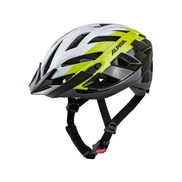 Alpina casque Panoma 2.0 Blanc Jaune et Noir