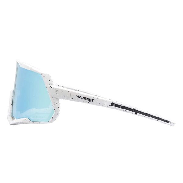 Gist lunettes Mask monture blanc verre bleu