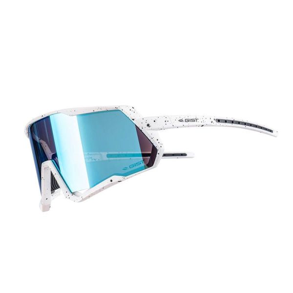 Gist lunettes Mask monture blanc verre bleu