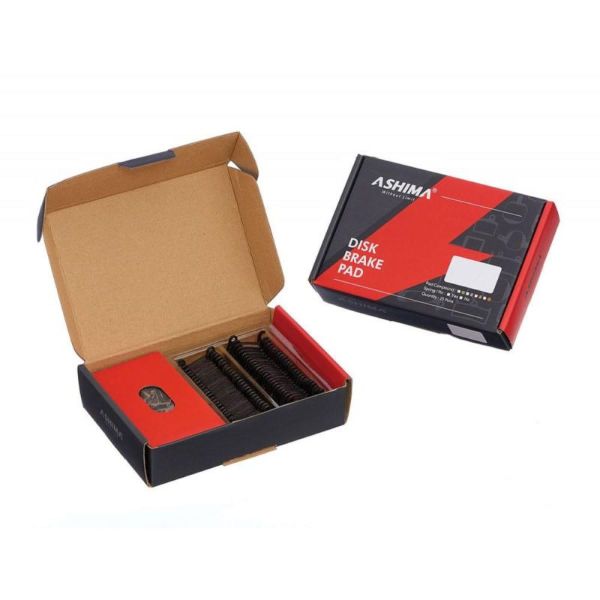 Ashima boite 25 paires plaquettes Shimano/Tektro organiques