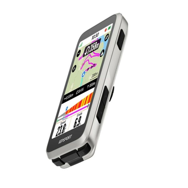 IGPSPORT Compteur GPS BiNavi (argent)