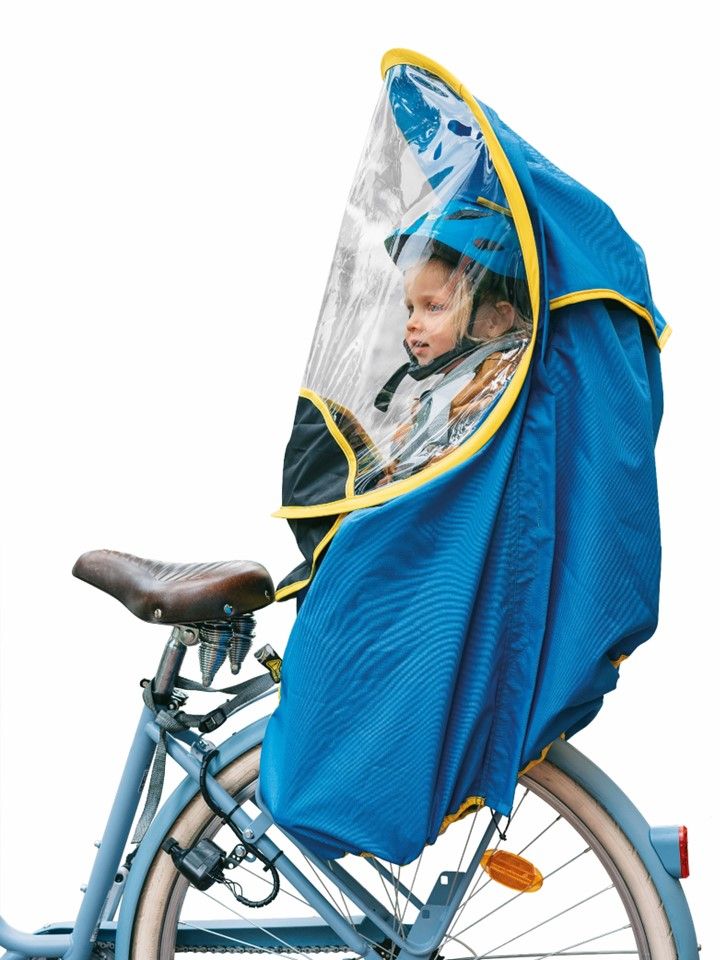 Housse De Pluie Imperméable Pour Panier De Vélo Fc'Noqgn – Avec Bandes Réfléchissantes Et Sac De Rangement