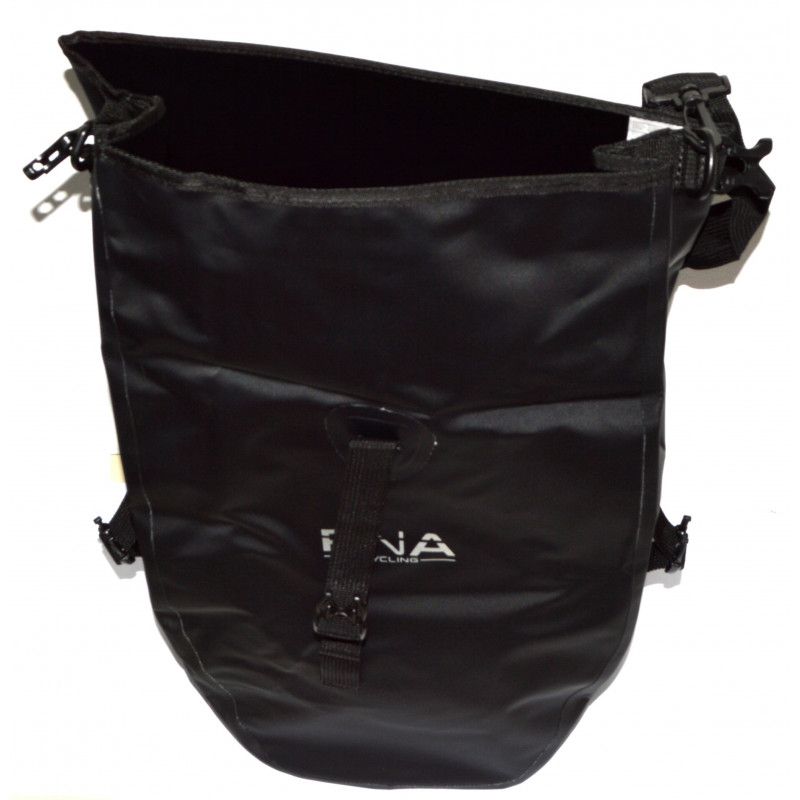 Greanthour Sacoche Étanché Moto 40L - Sacoche Arrière Duffle Avec Fermeture à Roulettes - Grand Volume Imperméable Pour Siège Moto (Noir)